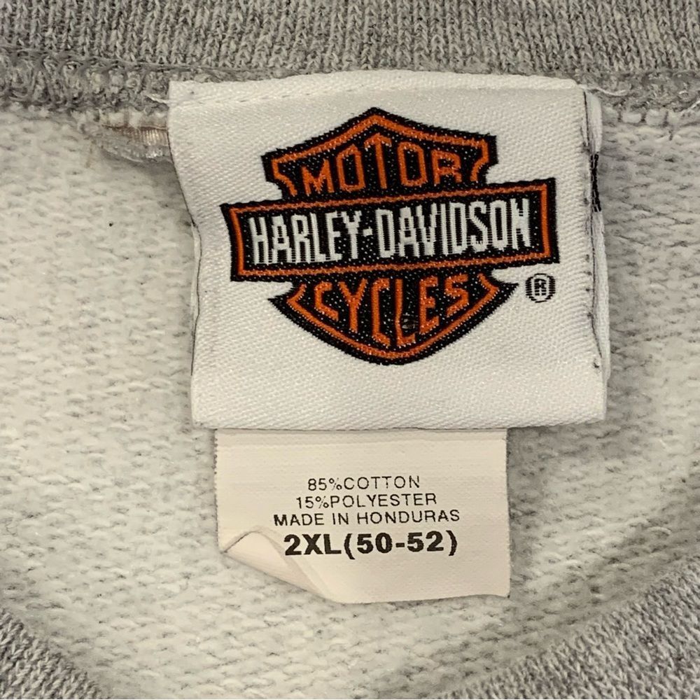 1977 Mann’s Harley-Davidson Columbus Indiana Gray Sweatshirt 2013 Xxl — image 4 of 8